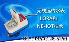 无线远传水表LORA和NB-IOT技术